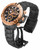 Invicta Men's 18238 Subaqua Quartz Multifunction Black, Rose Gold Dial Watch