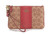 OACH Boxed Color-Block Signature Small Wristlet Tan Dusty Pink/Brass One Size 32445B-B4PEX