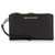Michael Kors Jet Set Travel double Zip Wristlet (Black Saffiano)