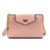Michael Kors Women's Mott Leather Large Clutch Crossbody Bag Purse Handbag (Blossom) 35S0GOXC7L-656