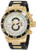 Invicta Men's Corduba Chronograph 18k Yellow Gold Plated/Black Polyurethane 4...
