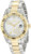 Invicta Women's 12287 Pro Diver Silver Heart Dial Two Tone Stainless Steel Wa...