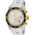 Invicta Mens Pro Diver Scuba Swiss Chronograph Silver Dial Stainless Steel Bracelet Watch 80040