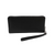 Michael Kors Jet Set Travel Continental Zip Around Leather Wallet Wristlet (Black with Silver Hardware) 35F7STVE7L-001