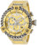 Invicta Men's 30545 Reserve Quartz Chronograph Silver, Gold Dial Watch