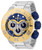 Invicta Men's 31540 Specialty Quartz Multifunction Blue, Gold Dial Watch
