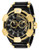 Invicta Men's 32831 Jason Taylor Quartz Multifunction Black, Gold Dial Watch