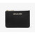 Michael Kors Jet Set Travel Small Top Zip Coin Pouch with ID Holder in Saffiano Leather (Black with Gold Hardware) …