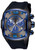 Invicta Men's 10066 Lupah Quartz Chronograph Blue, Gunmetal Dial Watch