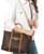 Michael Kors Beck Medium Convertible Tote Brown/Acorn One Size 30T0GKNT1B-252