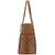 Michael Kors Gilly Large Jet Set Travel Drawstring Tote Brown MK Signature …