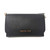 Michael Kors Medium Convertible Pouchtte Leather Crossbody Shoulder Bag (Black)