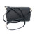 Michael Kors Medium Convertible Pouchtte Leather Crossbody Shoulder Bag (Black)