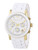 Michael Kors MK5145 Women's Two Tone Stainless Steel Quartz Chronograph White Dial Watch