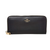 COACH Boxed Slim Accordion Zip Wallet Black/Gold One Size