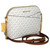 Michael Kors Jet Set Medium Crossbody Leather Handbag (VANILLA)