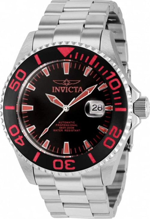 Invicta Men's 37623 Pro Diver Automatic 3 Hand Black Dial Watch ...