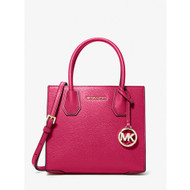 Michael Kors MERCER MEDIUM MESSENGER CROSSBODY SATCHEL (Electric Pink) …