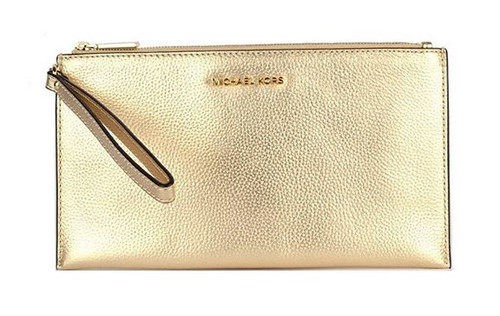 michael kors large zip clutch