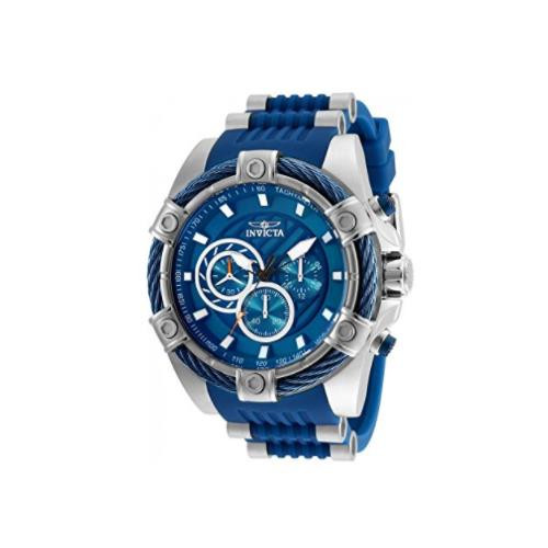Invicta Men's 25524 Bolt Quartz Chronograph Blue Dial Watch