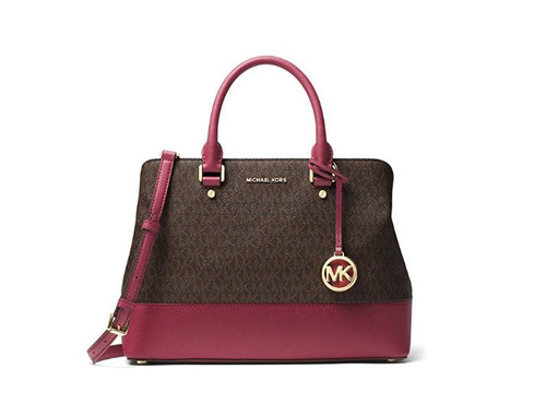 michael kors savannah large satchel review