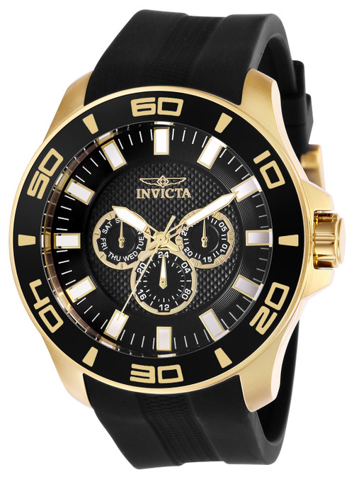 Invicta Men's 28001 Pro Diver Quartz Chronograph Black Dial Watch ...