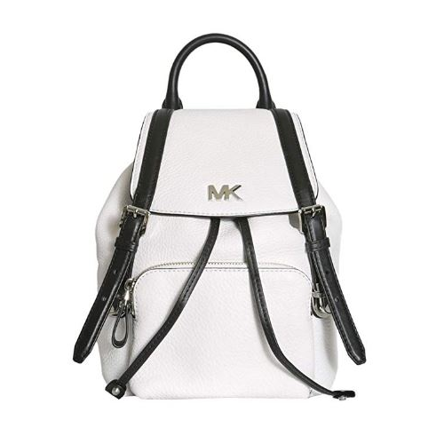 MICHAEL Michael Kors Mott Small Backpack (Optic White/Black  display picture 1