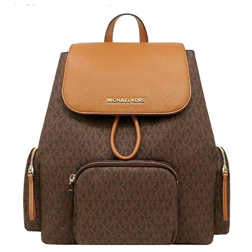 Michael Kors ABBEY CARGO PVC Backpack (BRN/ACORN) 35T9GAYB7B  display picture 1