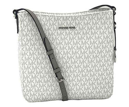 Michael Kors Jet Set Travel Large Messenger - Bright White 35F8STVM7B-119 -  AllGlitters