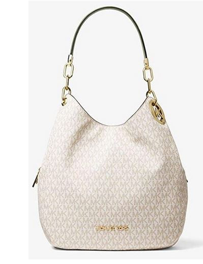 Lillie Large Snake Embossed Leather Shoulder Bag