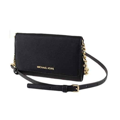 michael kors jet set travel crossbody black