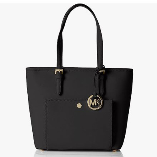 Michael Kors Jet Set TZ Snap Pocket Tote BLACK 30S6GTTT2L-001