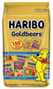 HARIBO Goldbears & Wildberry Minis 150 Count Variety Pack includes individually wrapped 0.4 oz bags with classic fruity and bold berry flavors—perfect for parties, lunches, and sharing.
