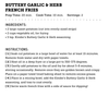 Kinder’s Buttery Garlic & Herb Seasoning (8 oz) delivers rich, savory flavor for chicken, vegetables, seafood, and everyday cooking.