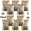 Famous Amos Chocolate Chip Cookies Snack Pack includes 10 individually wrapped 2 oz packs of crunchy, chocolatey cookie goodness—perfect for on-the-go snacking.