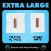 DUDE Wipes XL Flushable Wet Wipes Variety Pack includes Mint Chill and Unscented wipes— 200 extra-large, septic-safe wipes with Aloe & Vitamin E.