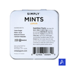 Simply Mints Lemon 3 Pack includes 90 refreshing citrus-flavored mints made with clean ingredients in three convenient travel-friendly tins.