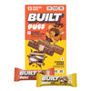 Built Bar Puff & Chunk Protein Bars Variety Pack includes 13 gluten-free protein bars with Peanut Butter Cup and S’mores flavors for convenient, great-tasting nutrition.