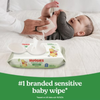 Huggies Natural Care Sensitive Baby Wipes 5-Pack — 280 fragrance-free, hypoallergenic wipes; a bulk-value stock-up for newborn and sensitive skin.