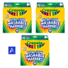 Shop Crayola Ultra-Clean Washable Broad Line Markers 3 packs — 30 markers in classic colors. Non-toxic, washable, classroom-ready.