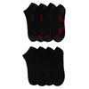 Shop Reebok Men's 8-Pack Cushion Low-Cut Socks Black, Size 6-12.5. Cushioned footbed, moisture-wicking, no-show profile.