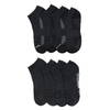 Shop Reebok Men's 8-Pack Cushion Low-Cut Socks Grey, Size 6-12.5. Cushioned footbed, moisture-wicking, no-show profile.