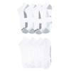Shop Reebok Men's 8-Pack Cushion Low-Cut Socks White, Size 6-12.5. Cushioned footbed, moisture-wicking, no-show profile.