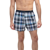 Shop Hanes Men's 4-Pack Yarn Dyed Woven Boxers Size Small (Waist 28-30 in). Assorted colors and plaid designs, tagless waistband, no-gap fly.