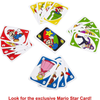 Shop Mattel UNO Super Mario Card Game — officially licensed Nintendo / Mario themed deck. Ages 7-11. 2-10 players. Family game night classic with a Mario twist.