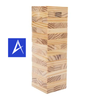 Shop Tower Tumble Game — Natural Wooden Block Stacking Tower (54 Pieces, Ages 6+) — 54 piece wooden block stacking tower. Jenga-style family game. Ages 6+, 1+ players.