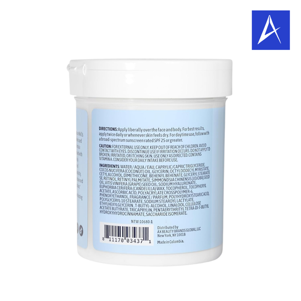 NatureWell Clinical Retinol Advanced Moisture Cream 16 oz delivers deep hydration and helps improve the appearance of skin texture for smoother-looking skin.