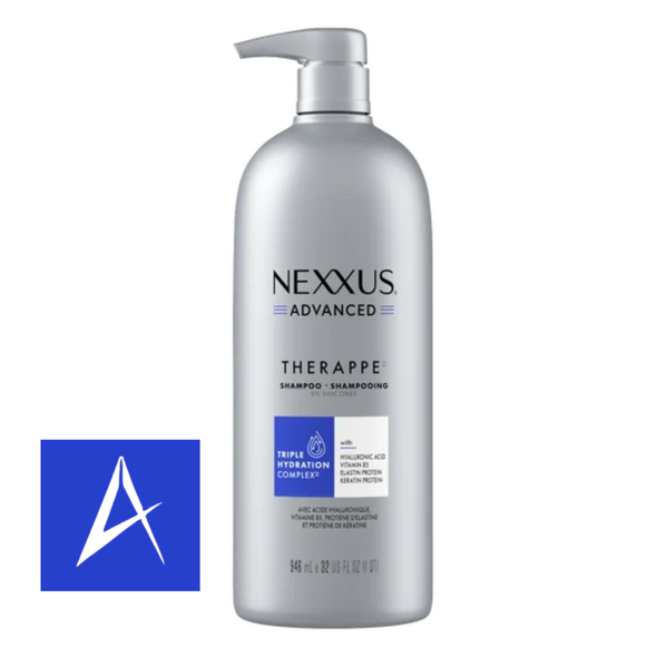 Shop Nexxus Advanced Therappe Ultimate Moisture Shampoo in a 32 fl oz bulk bottle — salon-quality silicone-free moisture for dry hair.