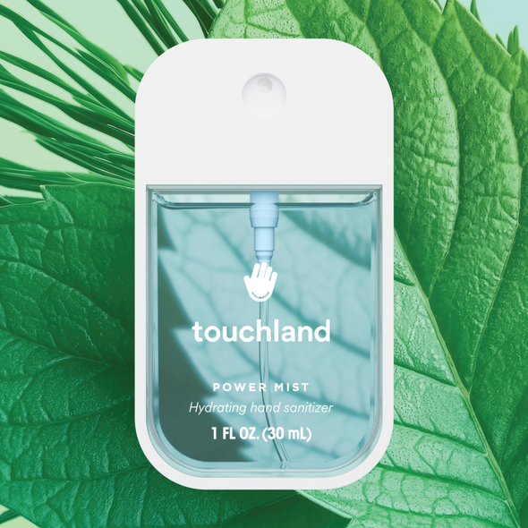 Shop Touchland Power Mist Hydrating Hand Sanitizer in Frosted Mint — 1 fl oz pocket spray, kills 99.99% of germs, hydrating formula.