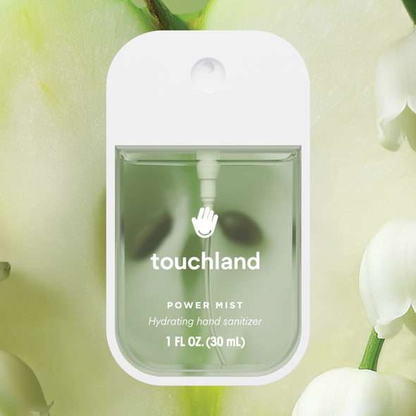 Shop Touchland Power Mist Hydrating Hand Sanitizer in Applelicious — 1 fl oz pocket spray, kills 99.99% of germs, hydrating formula.